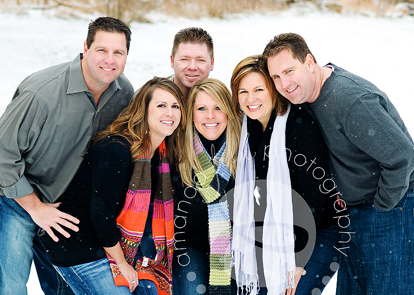 the beautiful falling snow + this crazy bunch = pure joy!